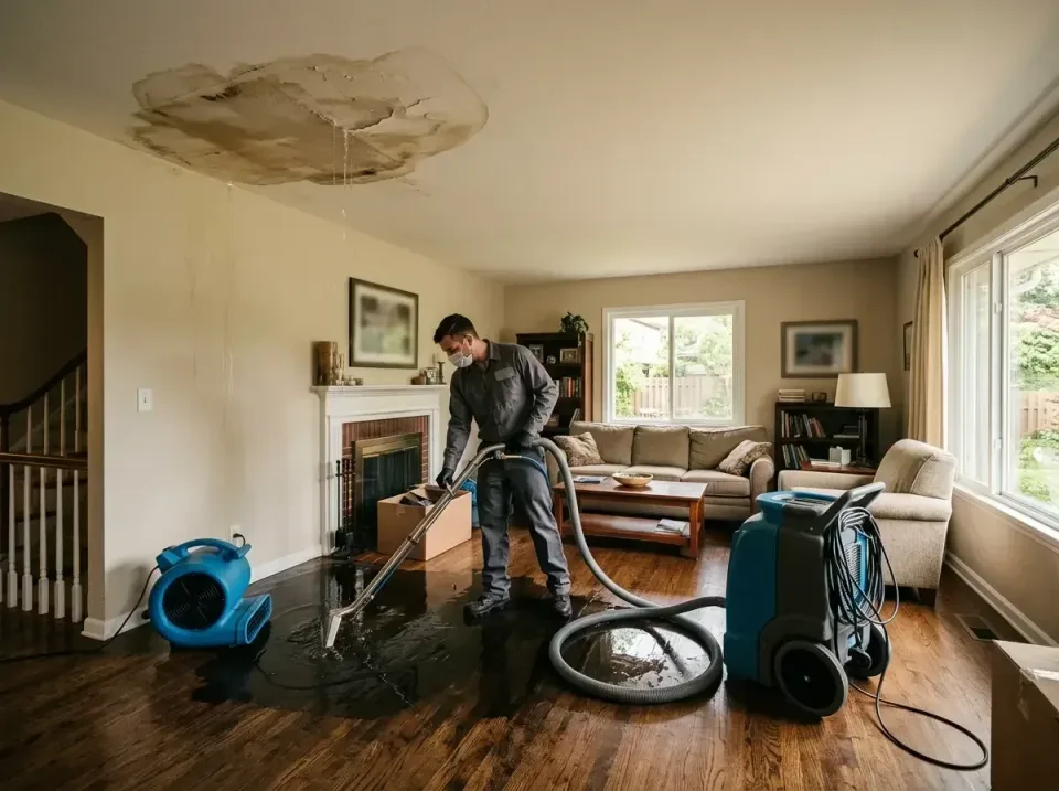 attic-pipe-burst-ceiling-drip-008 — frequently asked questions, Water Damage Restoration & Carpet Care in Algonquin, IL